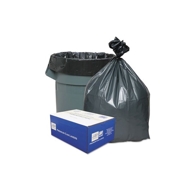 Webster Industries 45 gal Trash Bag, Large, 1.70 mil (43 Micron), Silver, 50 PK PLA4870 - main